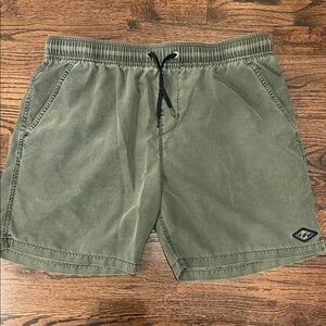 Billabong Olive Green Casual Shorts laid back Larry